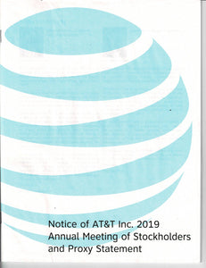 AT&T 2019 Proxy Statement